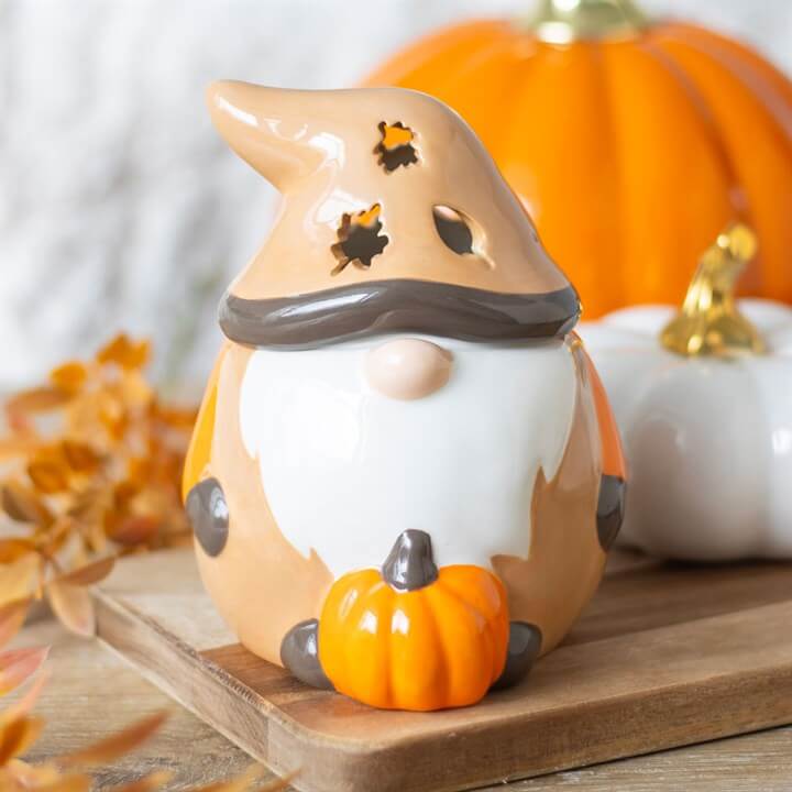 waxbrander gnome herfst