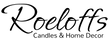 Logo header zwart. Roeloffs Candles & Home Decor