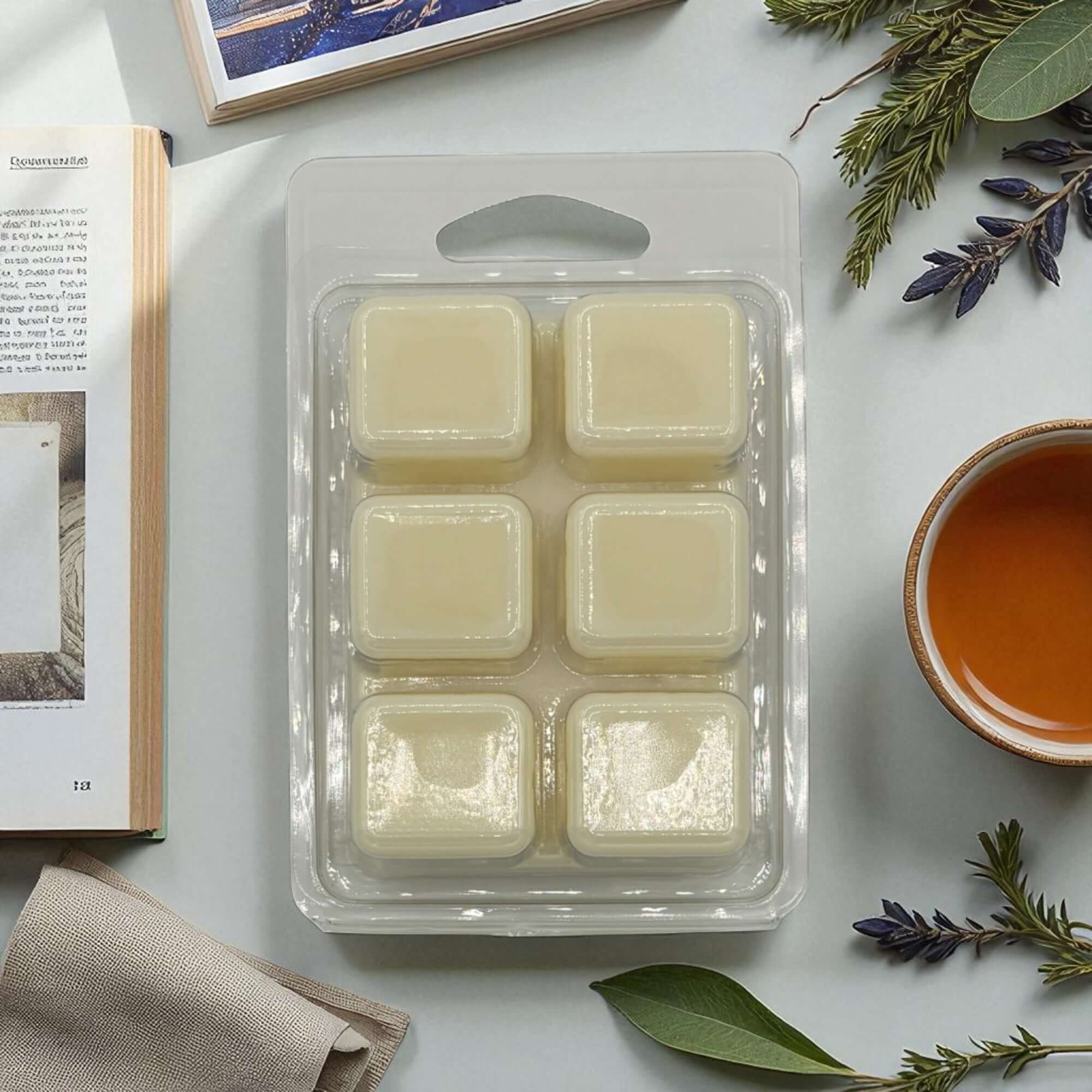 sfeerfoto waxmelt Vanille - Saffraan