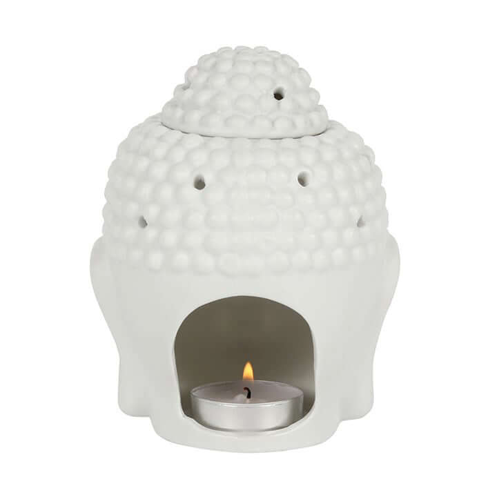 Waxbrander Buddha achterkant