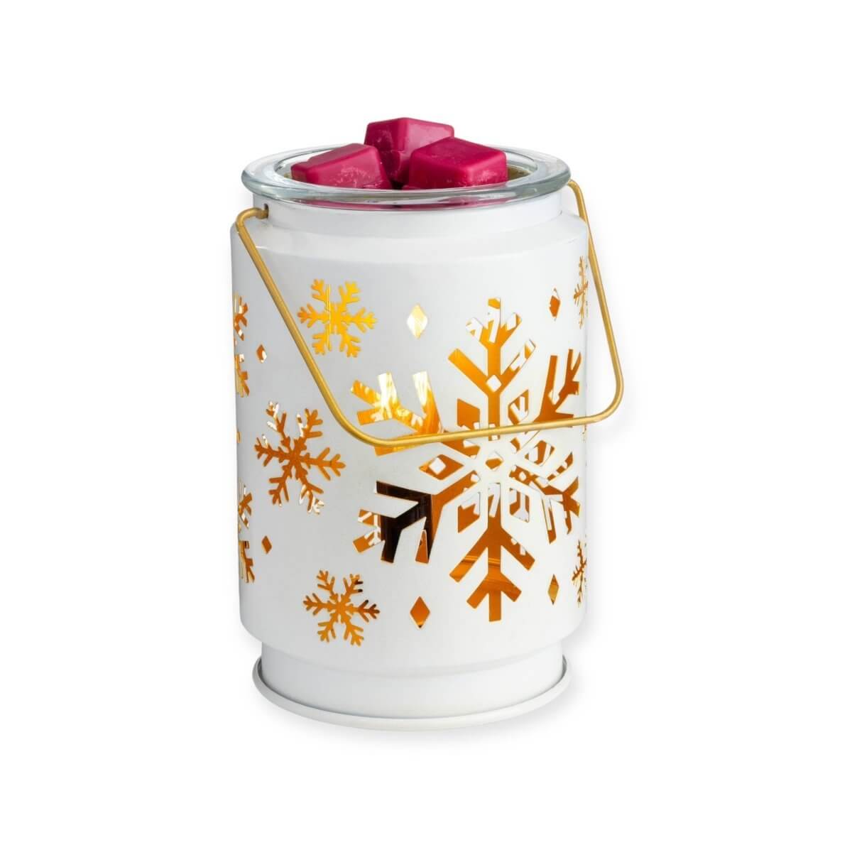 Elektrische waxbrander Snowflake witRoeloffs Candles & Home DecorEBSFK - G