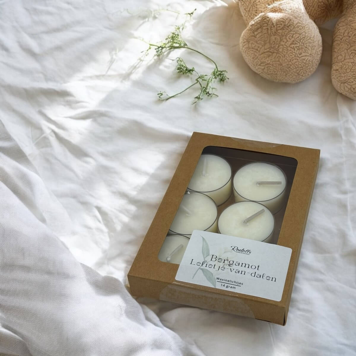 Geur waxinelichtjes Bergamot - Lelietje - van - DalenRoeloffs Candles & Home DecorRCGeu0009