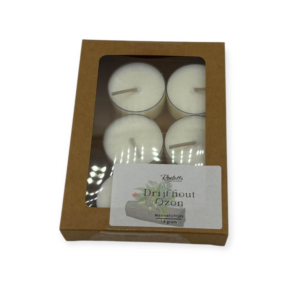 Geur waxinelichtjes Drijfhout - OzonRoeloffs Candles & Home DecorRC000103
