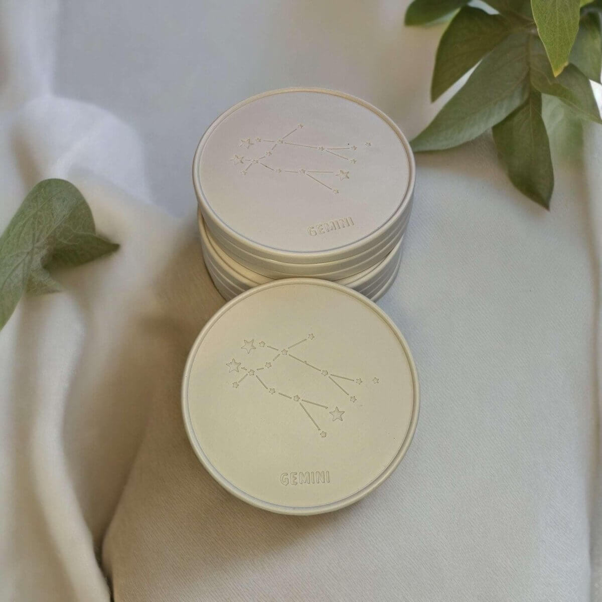 Onderzetters Sterrenbeeld Tweelingen - Roeloffs Candles & Home Decor