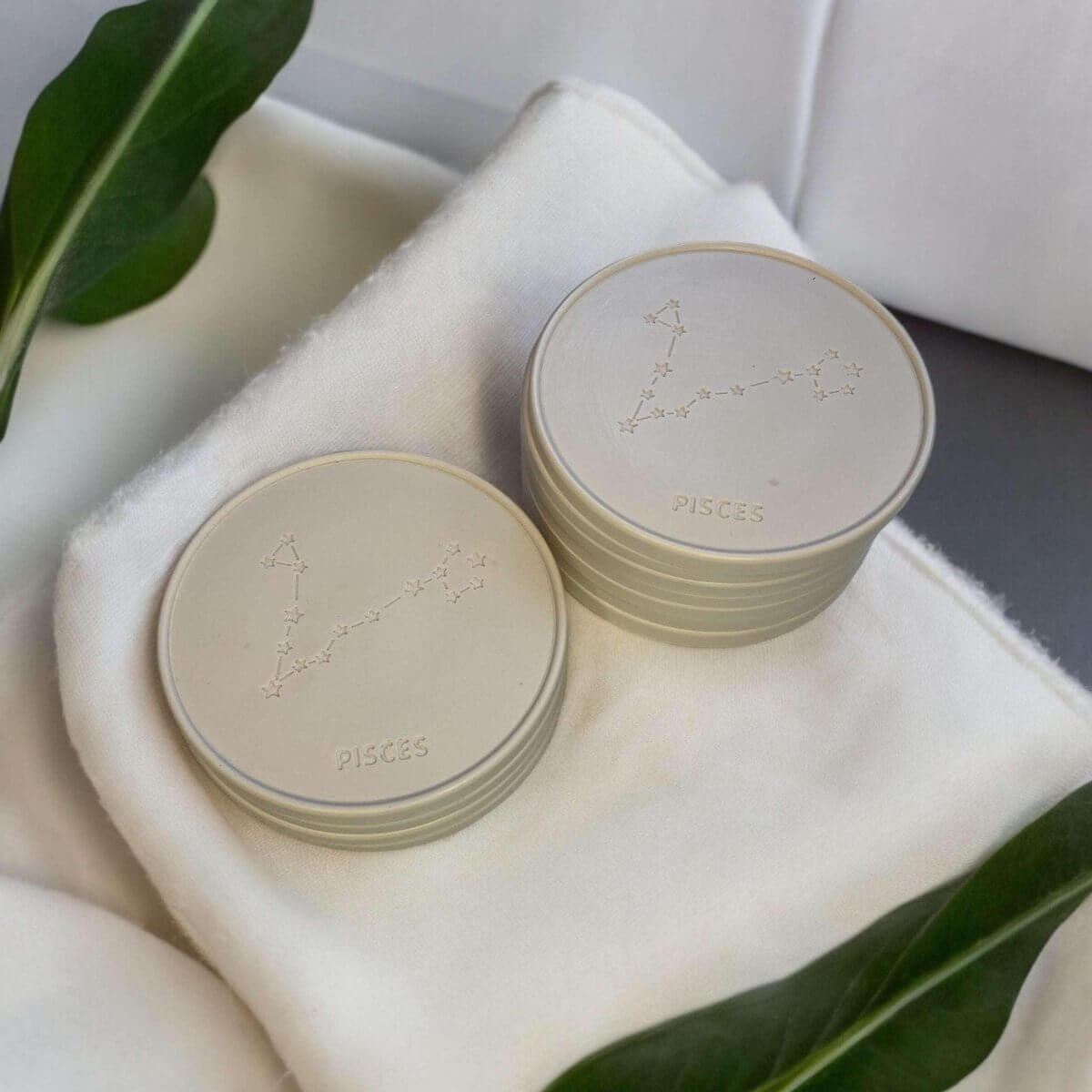 Onderzetters Sterrenbeeld Vissen - Roeloffs Candles & Home Decor