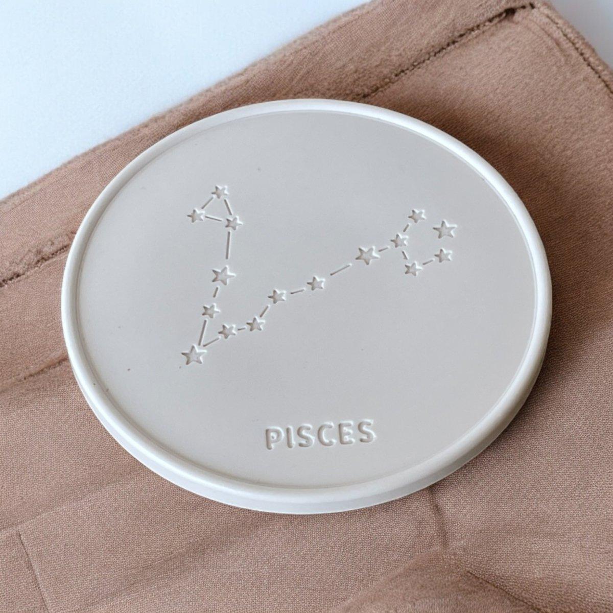 Onderzetters Sterrenbeeld Vissen - Roeloffs Candles & Home Decor