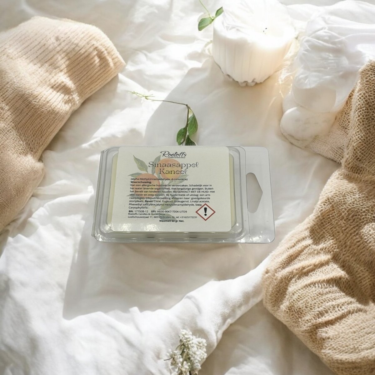 Waxmelt Sinaasappel - Kaneel - Roeloffs Candles & Home Decor