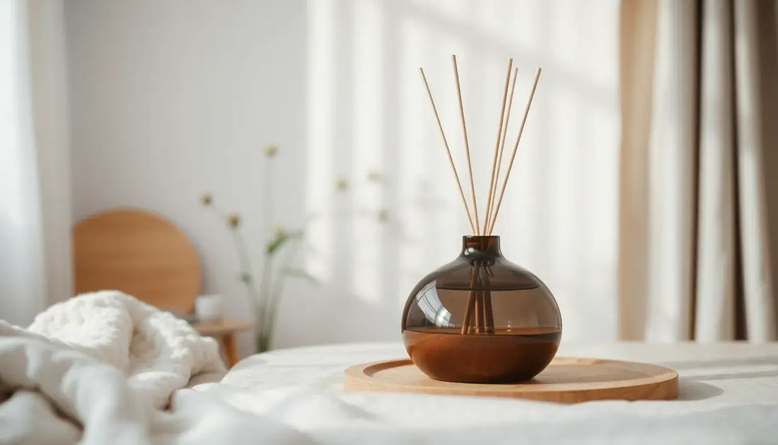 Reed diffuser for a long lasting scent in your home. 