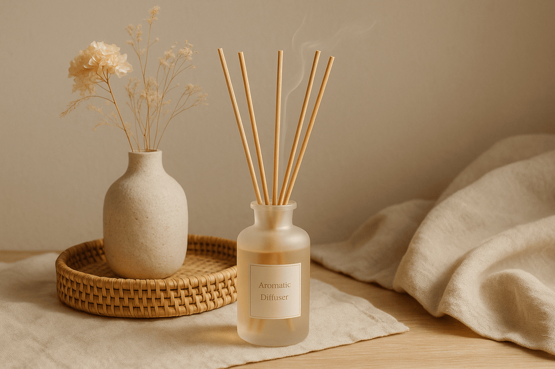 Geurstokjes met wellness geuren van Roeloffs Candles