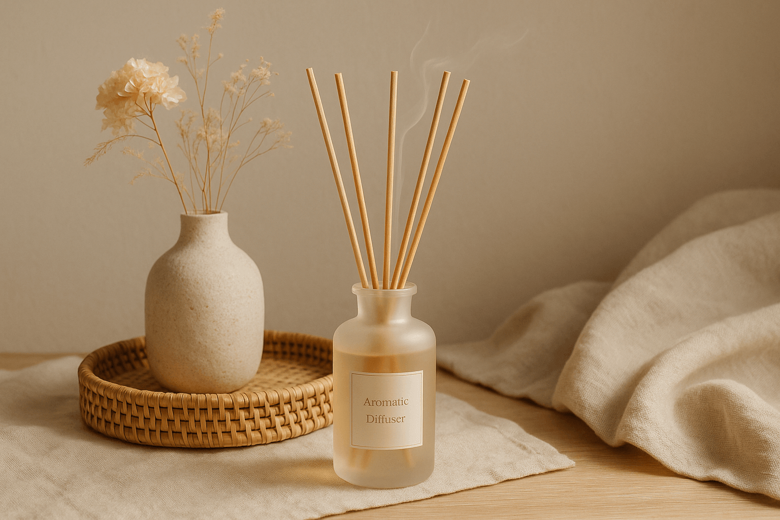 Geurstokjes met wellness geuren van Roeloffs Candles