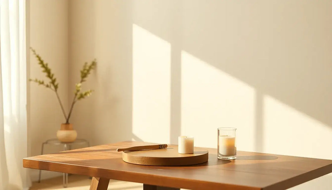 Rustig thuisinterieur met wellness geuren voor ontspanning en balans