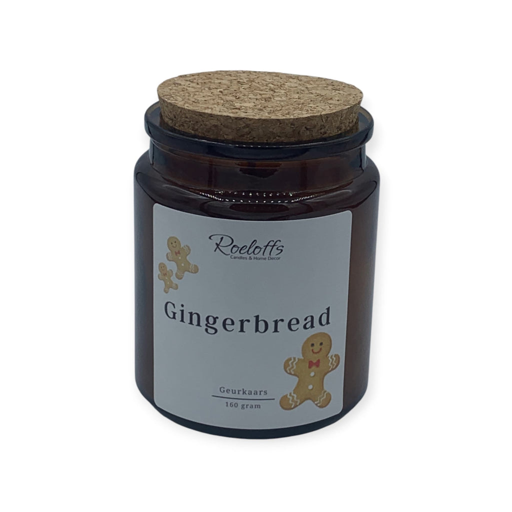 Geurkaars Gingerbread limited edition – warme kerstgeur met kaneel en ahornsiroop