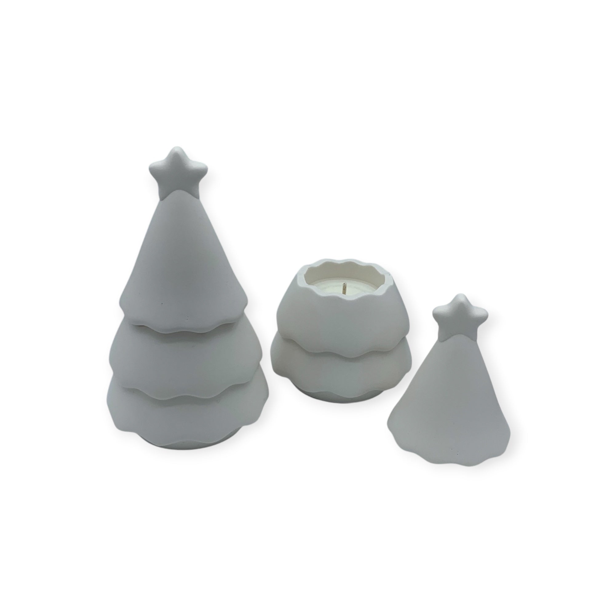 Christmas tree scented candle