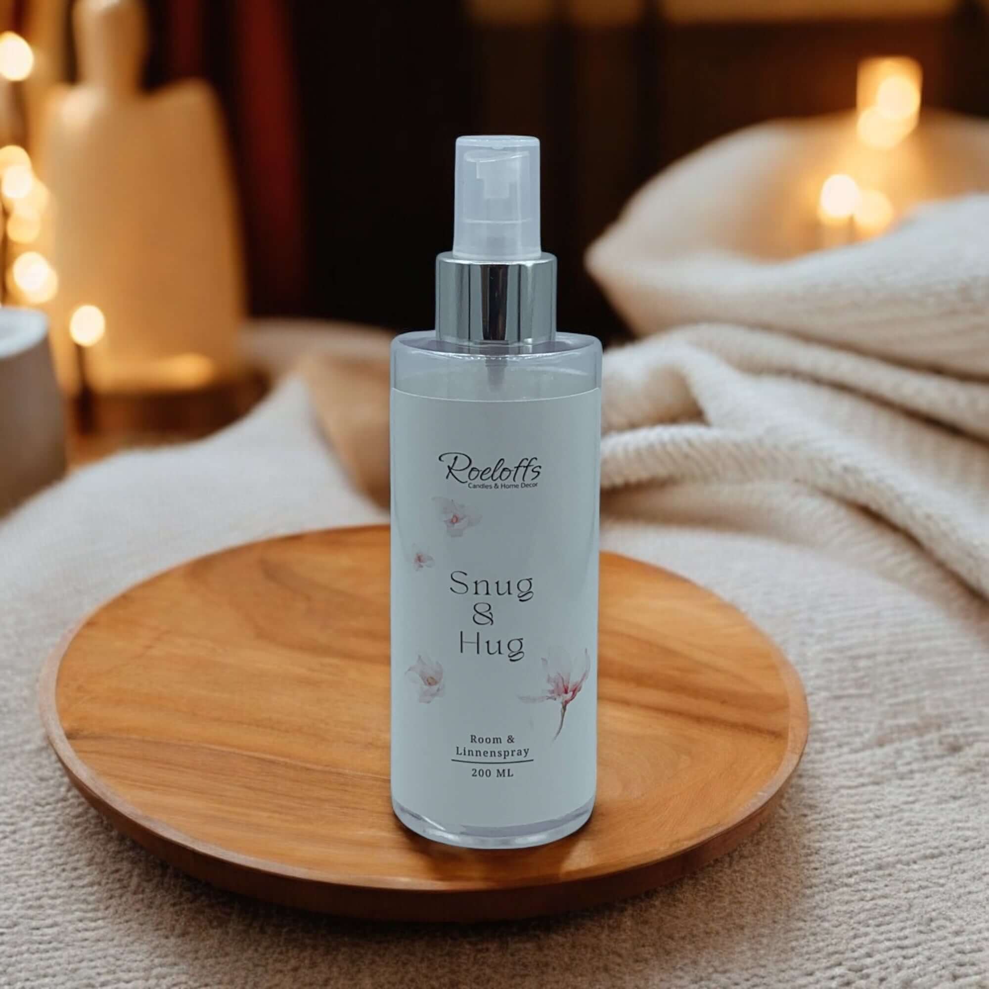 Roomspray Snug en Hug Roeloffs Candles 
