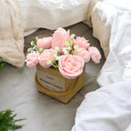 Waxmelt boeket roze