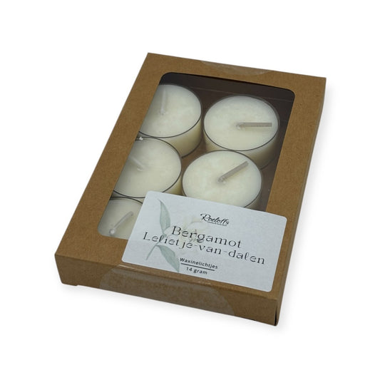 Geur waxinelichtjes Bergamot - Lelietje - van - DalenRoeloffs Candles & Home DecorRCGeu0009