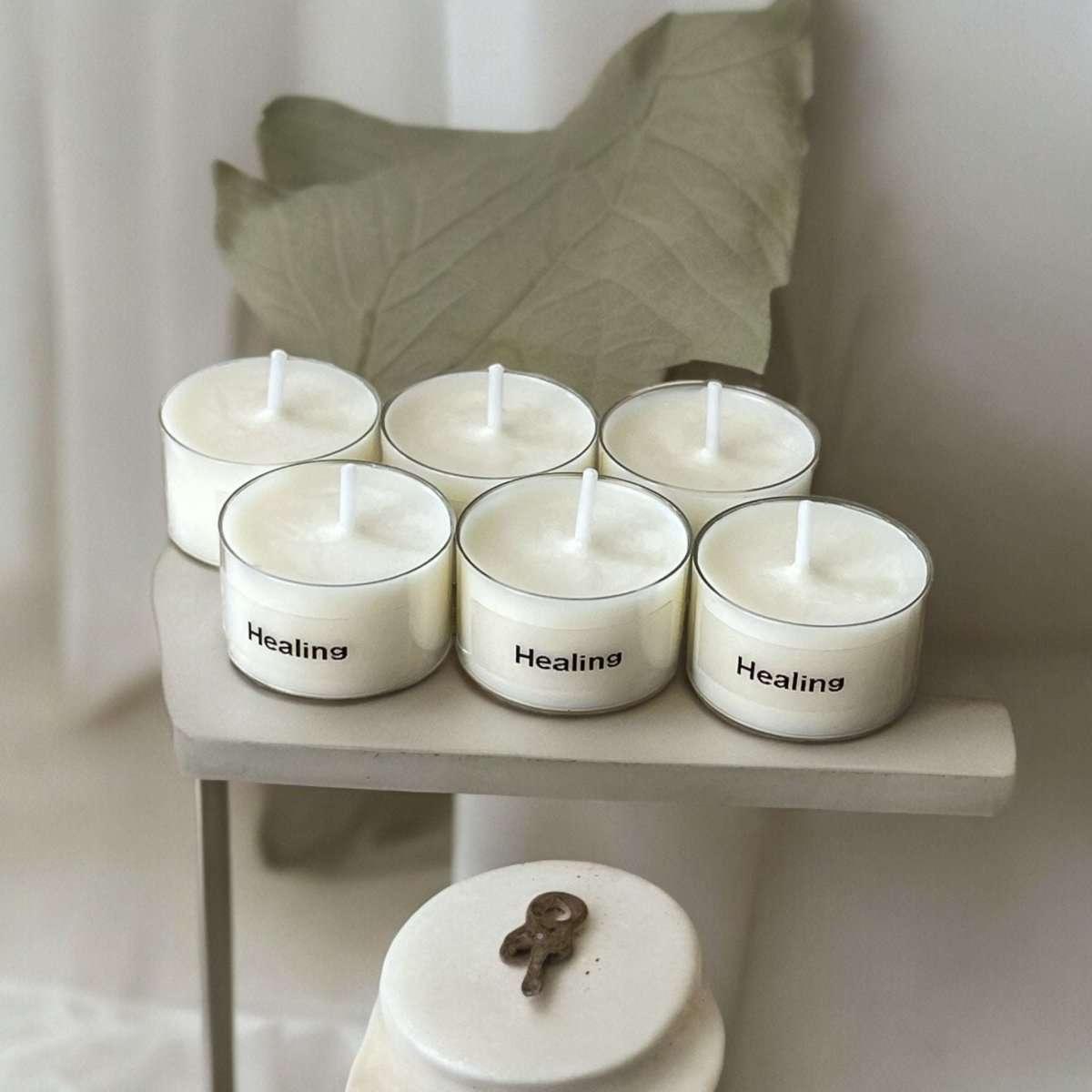 Waxinelichtjes met geur Geur Waxinelichtjes Cederhout - Jasmijn | Healing Roeloffs Candles & Home Decor