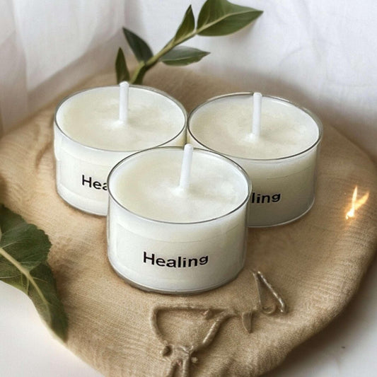 Proefpakket waxinelichtjes met geur Proefpakket geur Cederhout - Jasmijn | Healing Roeloffs Candles & Home Decor