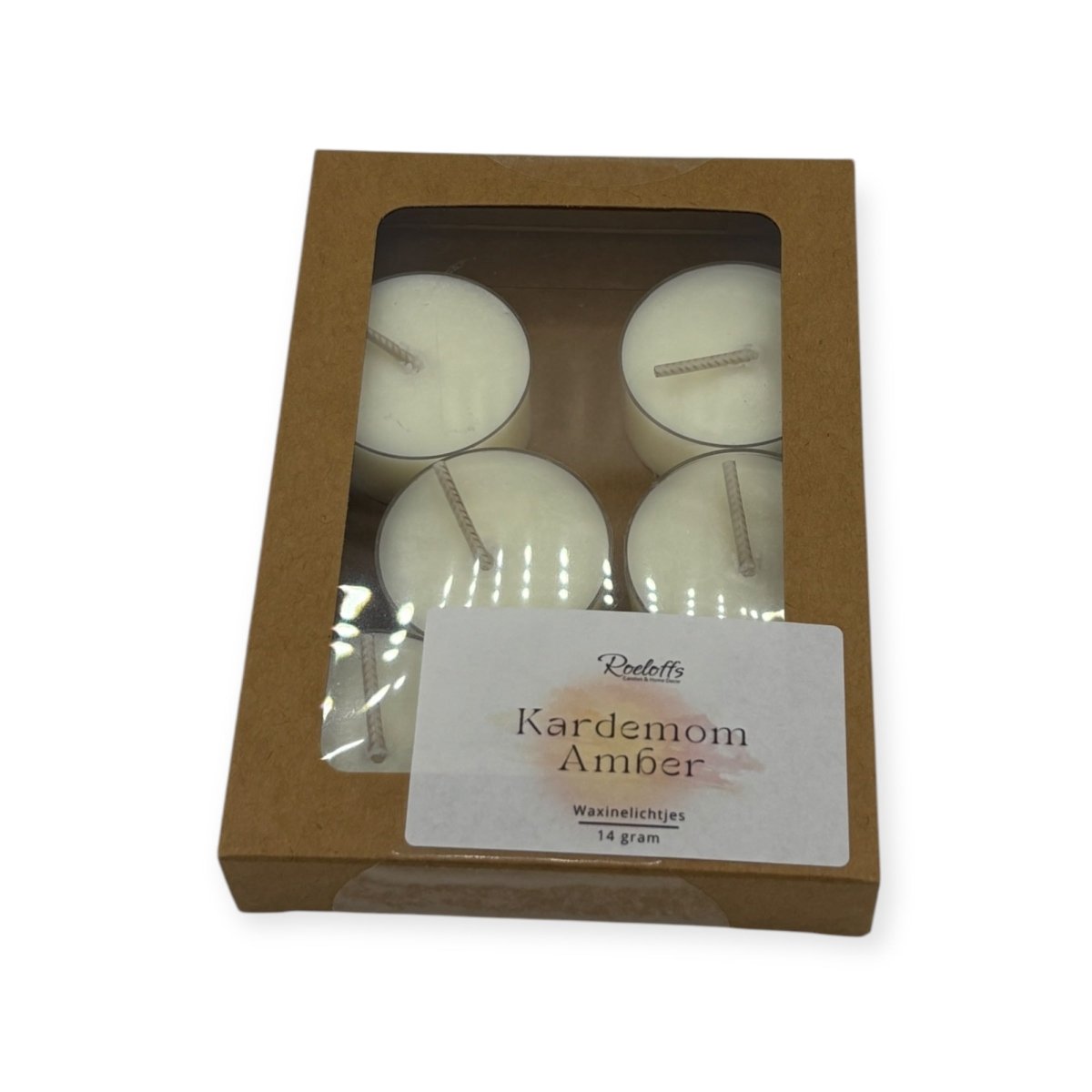 Geur waxinelichtjes Kardemom - AmberRoeloffs Candles & Home DecorRC000104