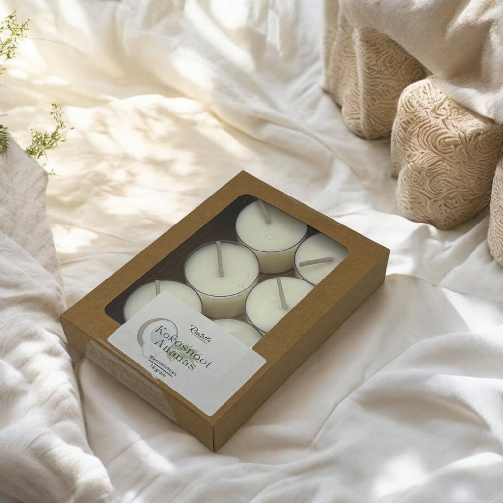 Geur waxinelichtjes Kokosnoot - AnanasRoeloffs Candles & Home DecorRCGeuwax00094