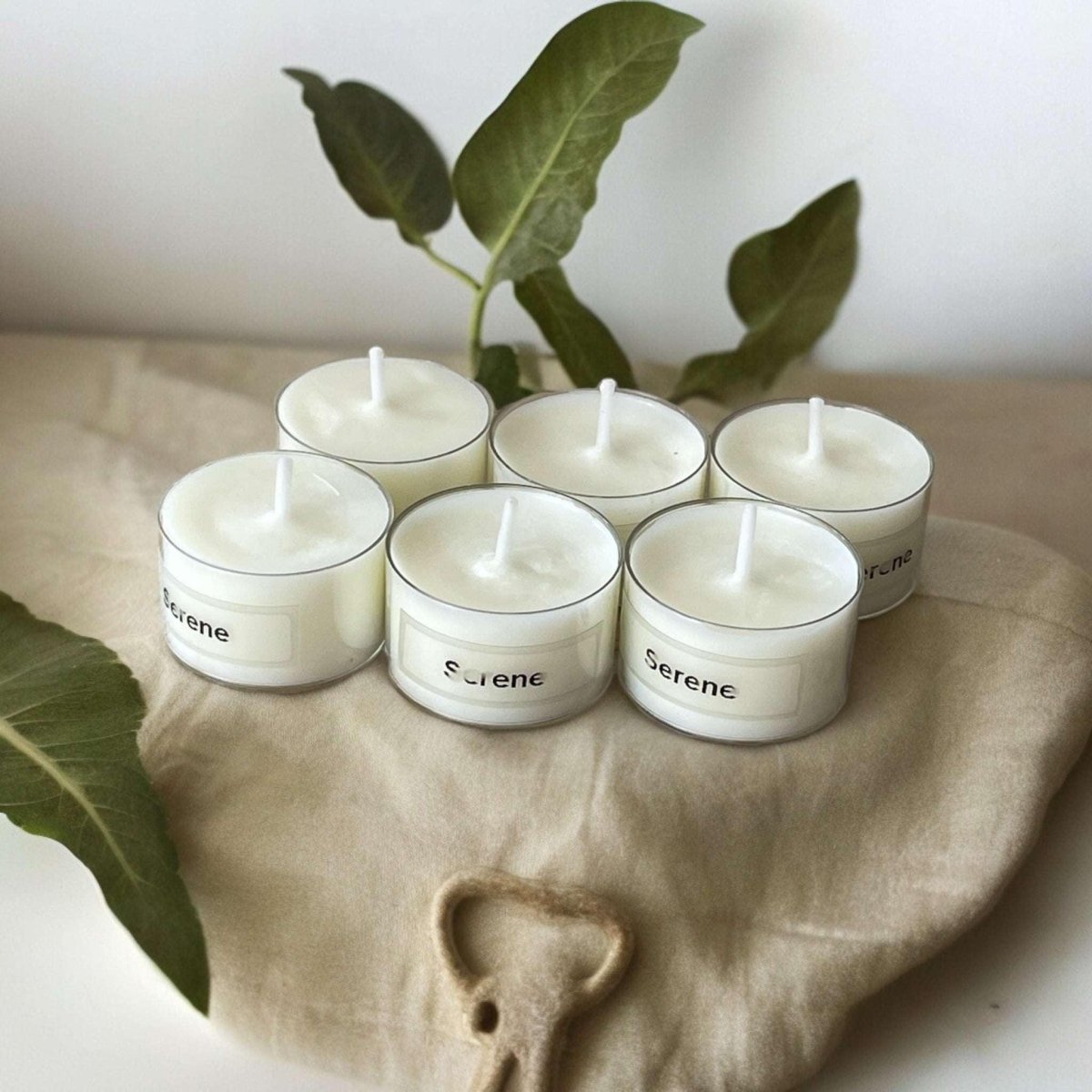 Waxinelichtjes met geur Geur waxinelichtjes Lavendel - Kamille 6 stuks | Serene Roeloffs Candles & Home Decor