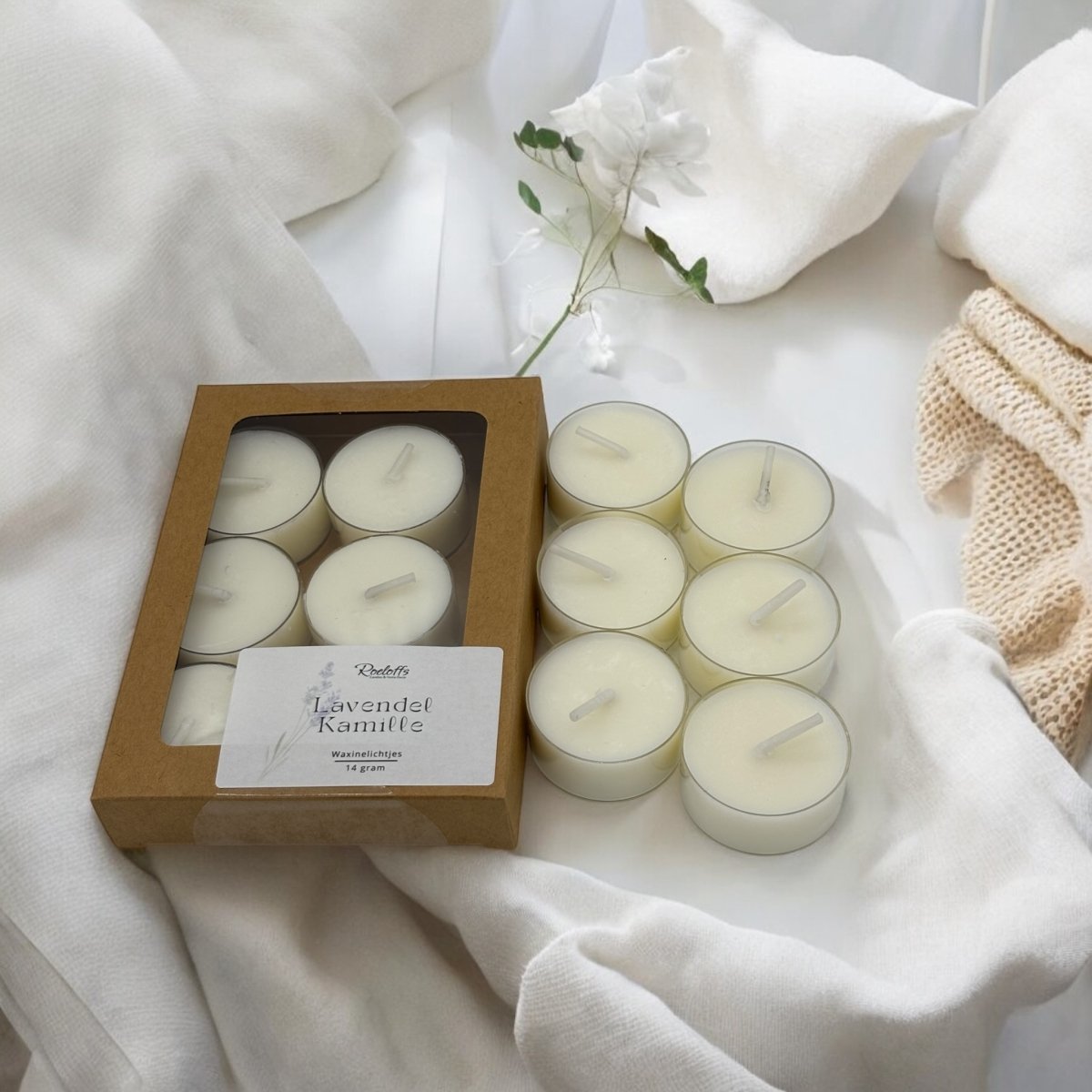 Geur waxinelichtjes Lavendel - KamilleRoeloffs Candles & Home DecorRCGeuwax00015