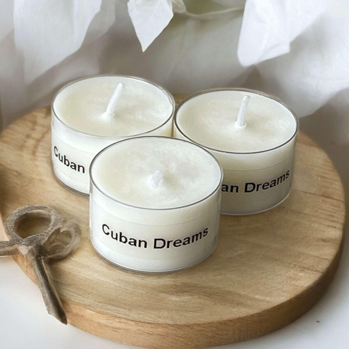 Proefpakket waxinelichtjes met geur Proefpakket geur Limoen - Musk | Cuban Dreams Roeloffs Candles & Home Decor