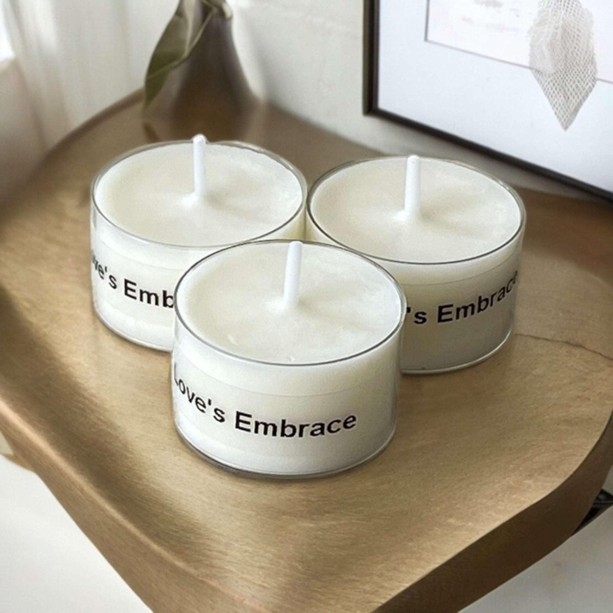 Proefpakket waxinelichtjes met geur Proefpakket geur Pruim - Tonkaboon | Love's Embrace Roeloffs Candles & Home Decor