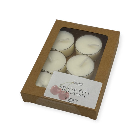 Geur waxinelichtjes Zwarte Kers - PatchouliRoeloffs Candles & Home DecorRCGeuwax00020