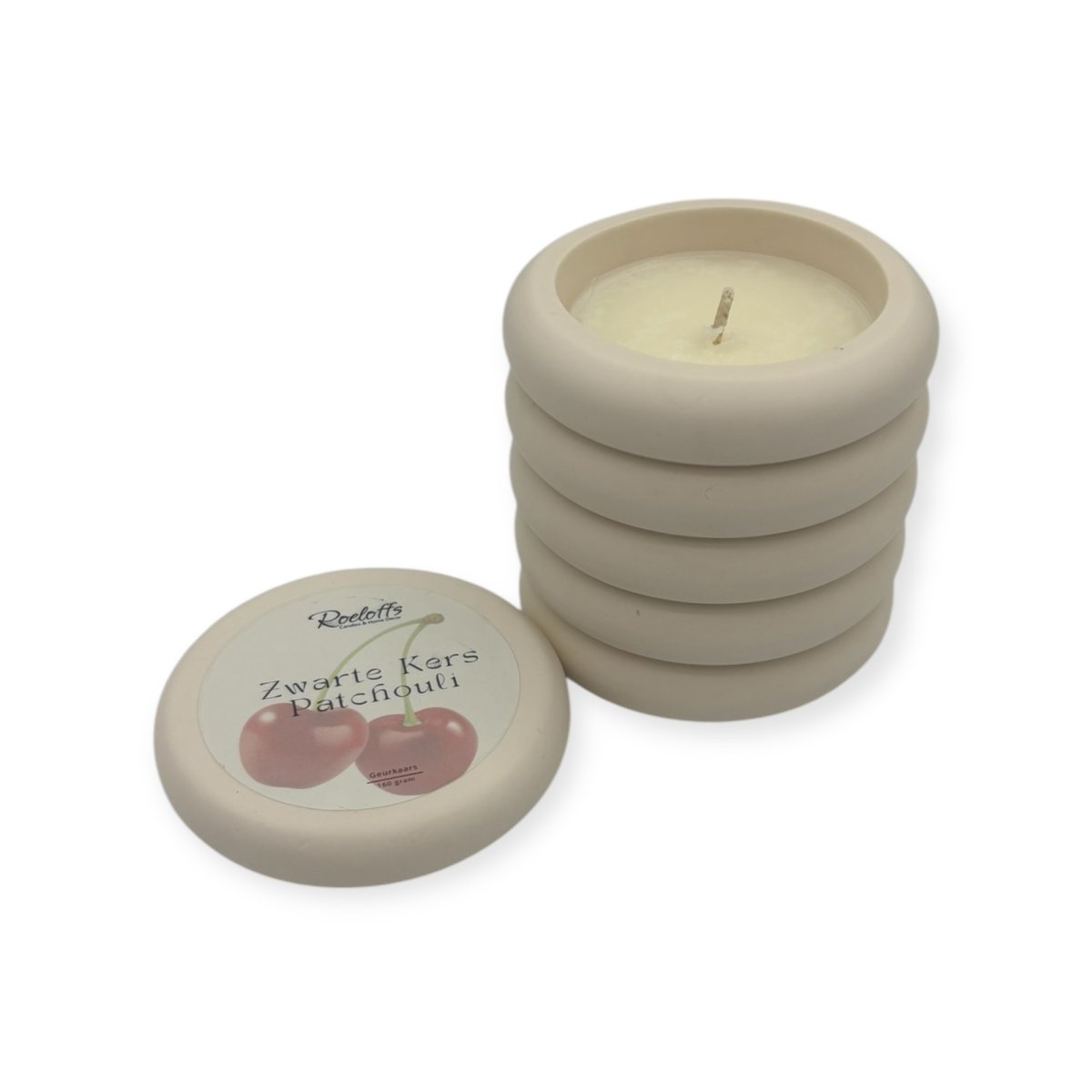 Geurkaars Zwarte Kers - PatchouliRoeloffs Candles & Home DecorRCGeuGeu00030