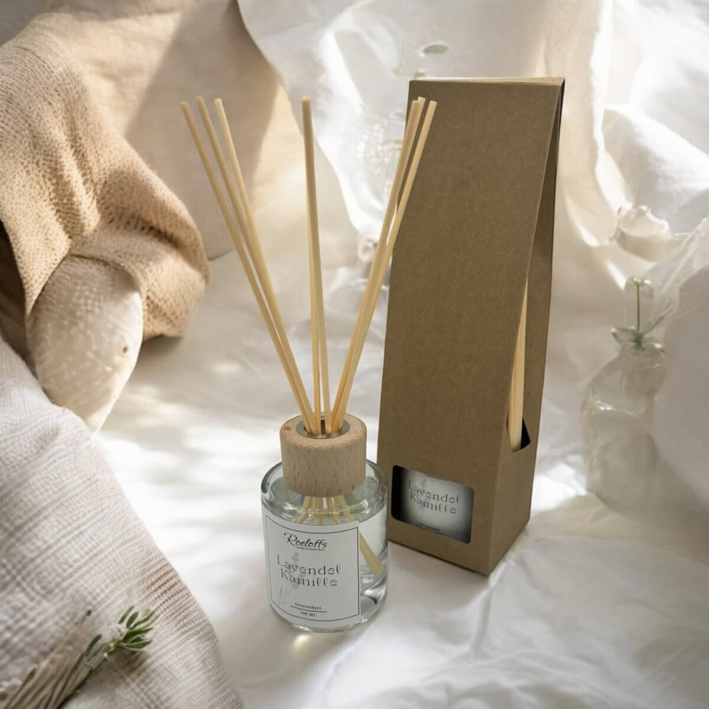 Geurstokjes Lavendel Kamille Pure ontspanning in huis