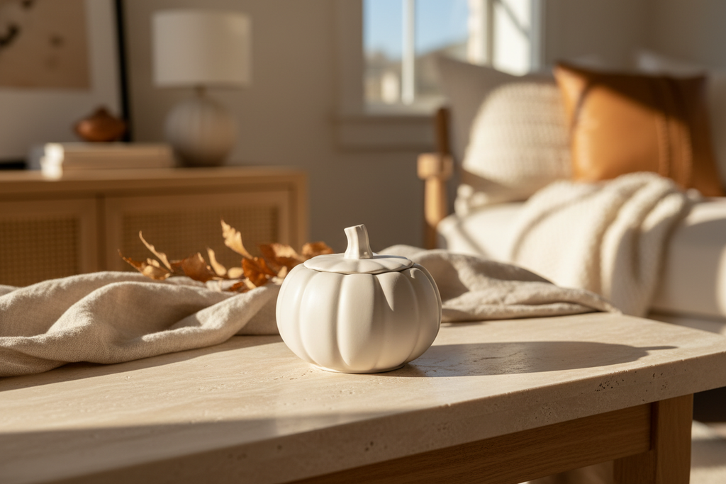 Pompoenkaars – Warme Herfst Lifestyle Scene
