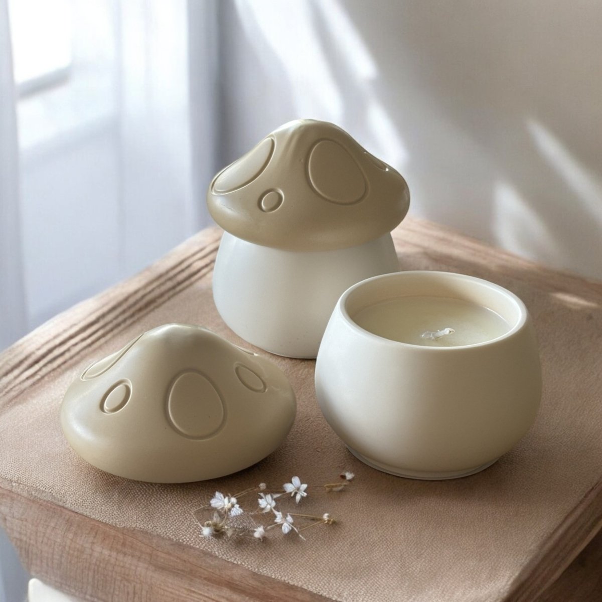 Voordeelbundel herfst geurkaarsen - Onze bestsellers zijn nu samen te koop voor een voordelige prijs! Je hoeft niet meer te kiezen, pompoen kaars en paddenstoel kaars samen in de sale! Roeloffs Candles & Home Decor 