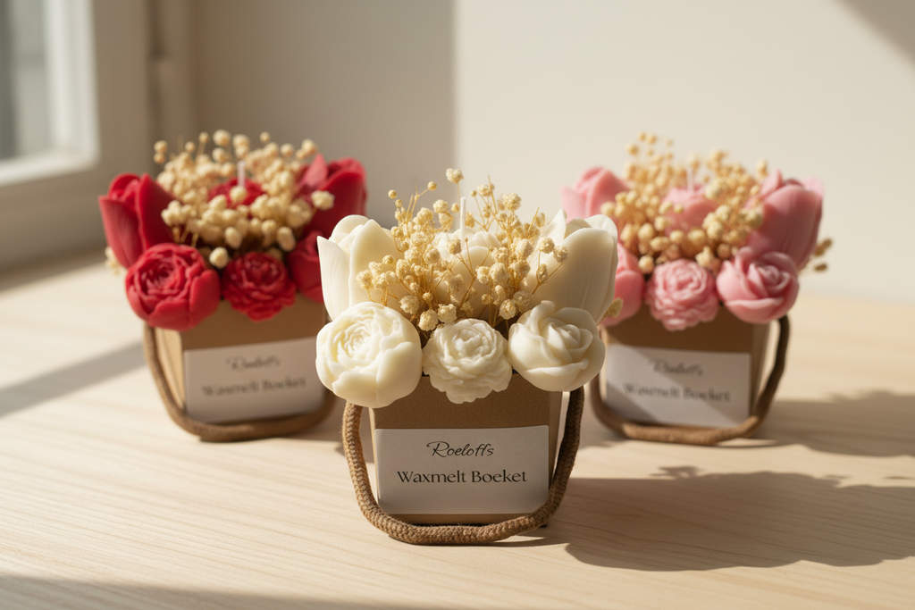 Waxmelt Bouquet Collectie – Drie Kleuren