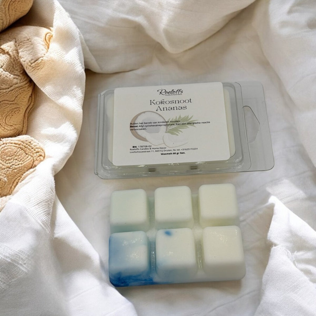 Waxmelt Kokosnoot - AnanasRoeloffs Candles & Home DecorRCWaxWax00099