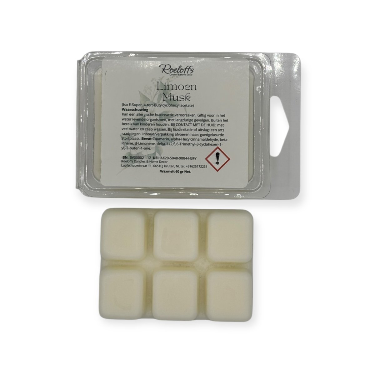 Waxmelt Limoen - MuskRoeloffs Candles & Home DecorRCWaxWax00064