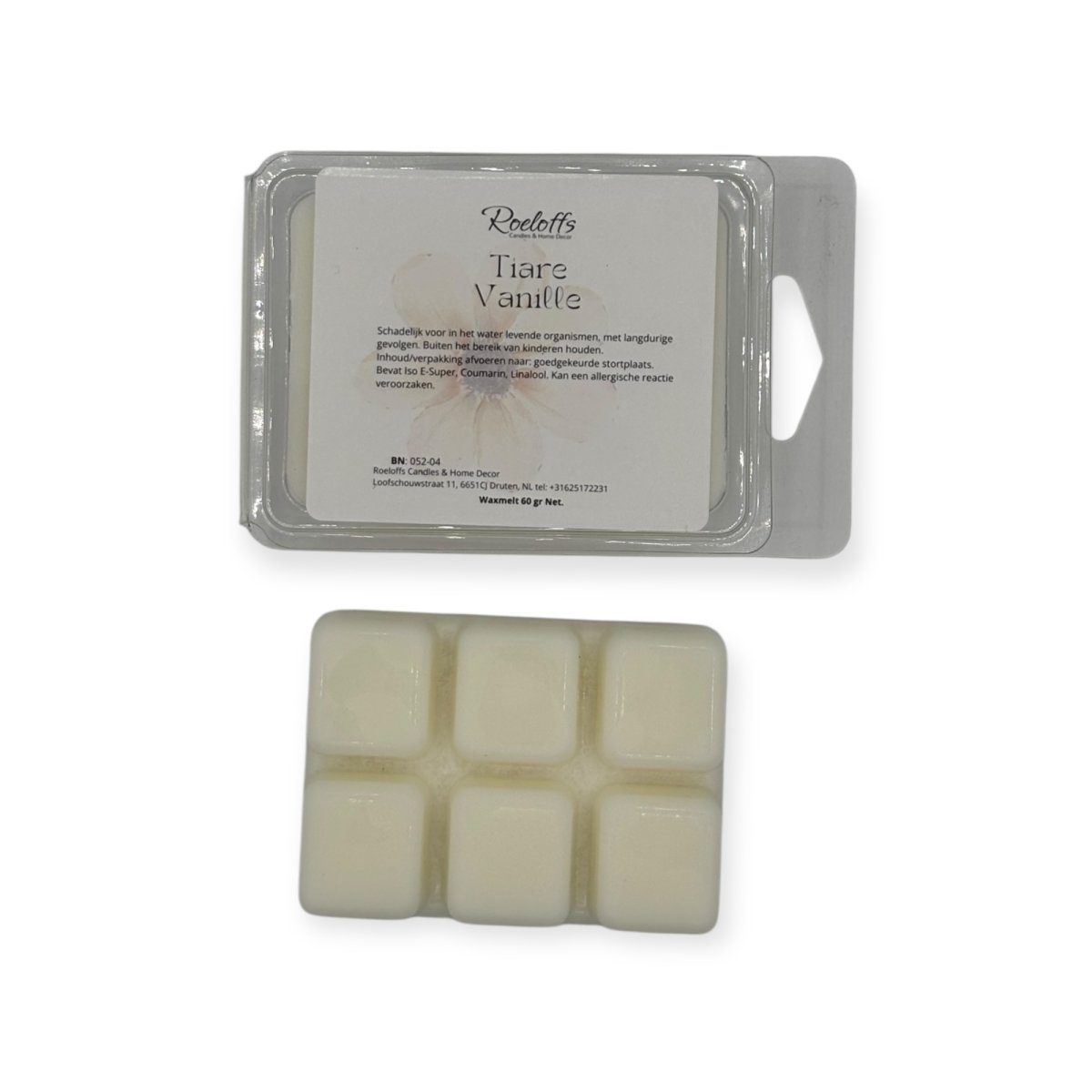 Waxmelt Tiare - VanilleRoeloffs Candles & Home DecorRC000109