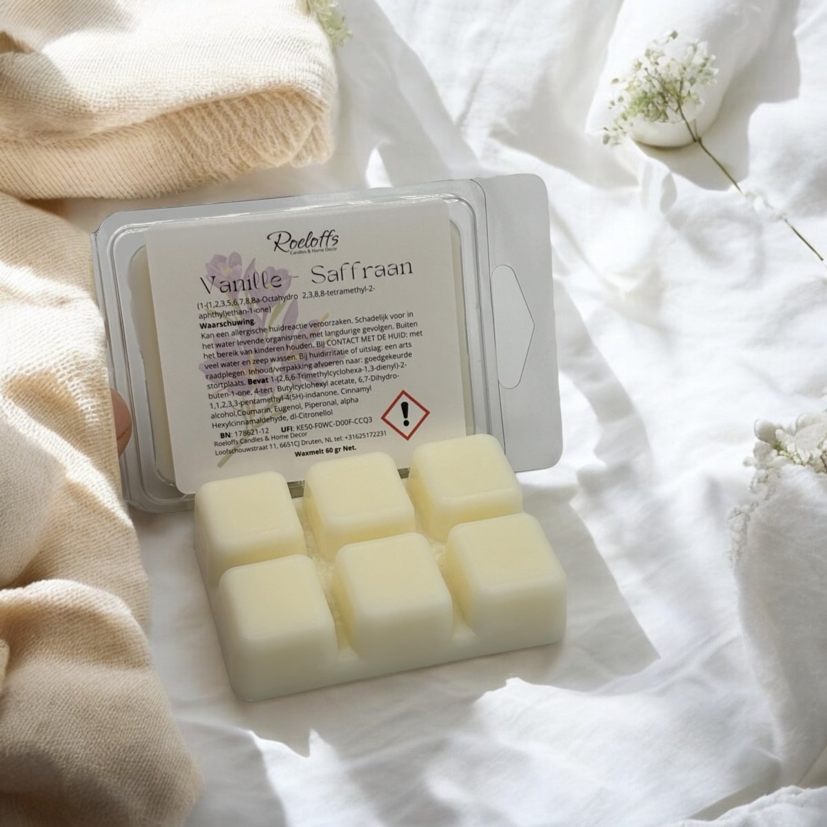 Waxmelts Vanille - SaffraanRoeloffs Candles & Home DecorRCWaxWax00068